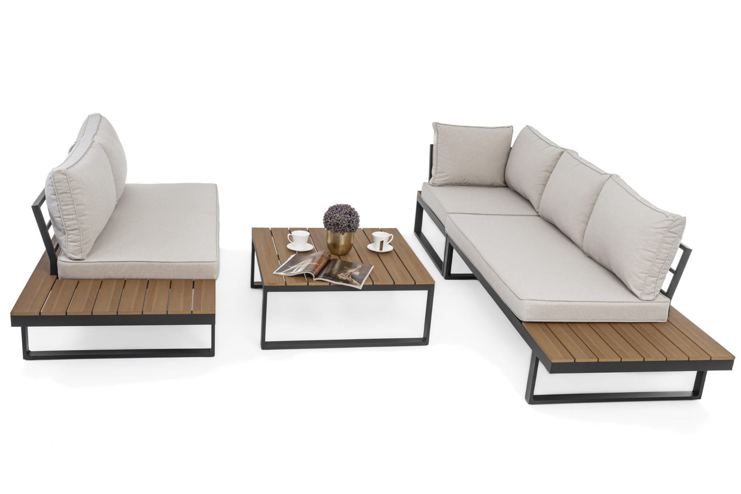 Male Graphit-Beige | Lounge Set