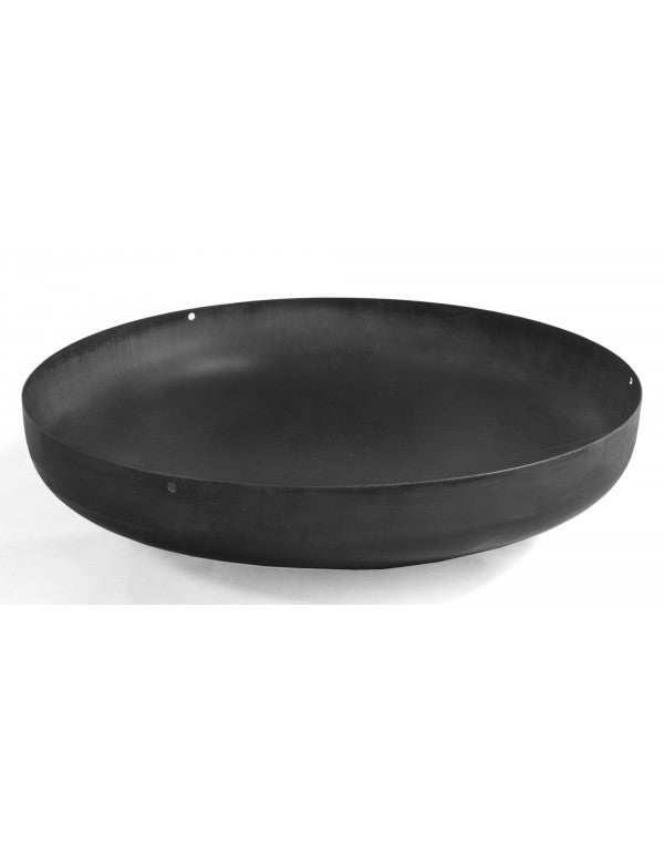 Wok am Dreibein, 180 cm Höhe, Rohstahl, 70 cm Durchmesser